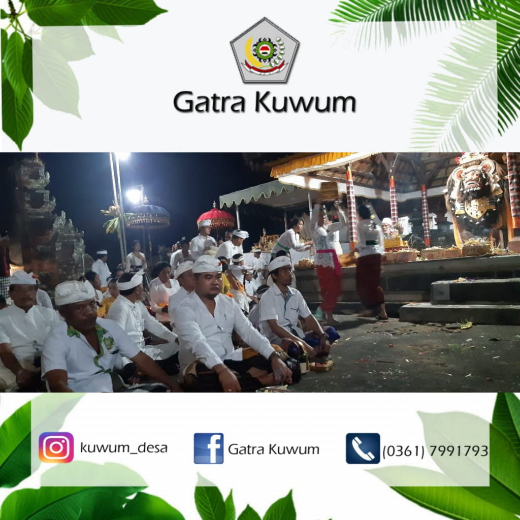 PERBEKEL KUWUM TANGKIL RING PIODALAN PURA PUCAK GUNUNG AGUNG DESA ADAT BALANGAN